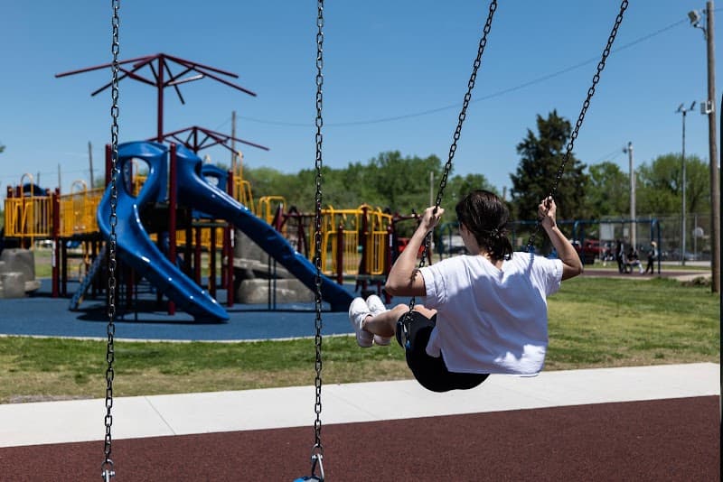 Splash Pad at Schlanger Park in Pittsburg, Kansas