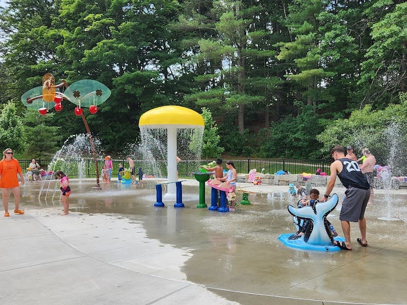 Splash Pad at White Park in Concord, New Hampshire