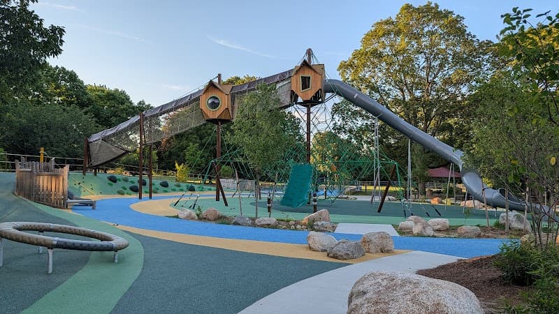 Splash Park and Playground in Watertown, Massachusetts