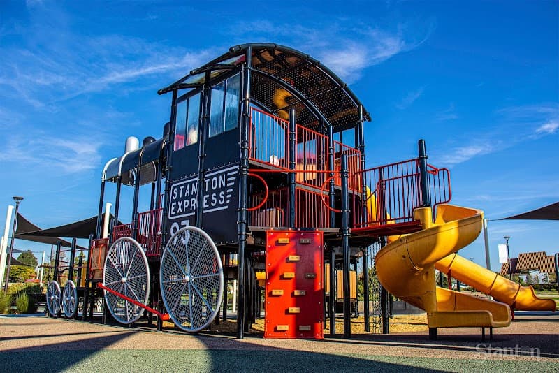 Stanton Central Park Splash Pad in Stanton, California
