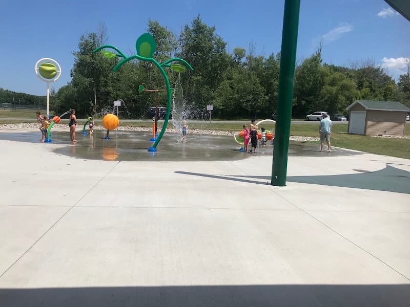 Sweden Town Park Splash Pad in Brockport, New York