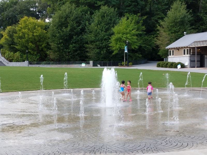 The Legacy Fountain at Piedmont Park splash pad