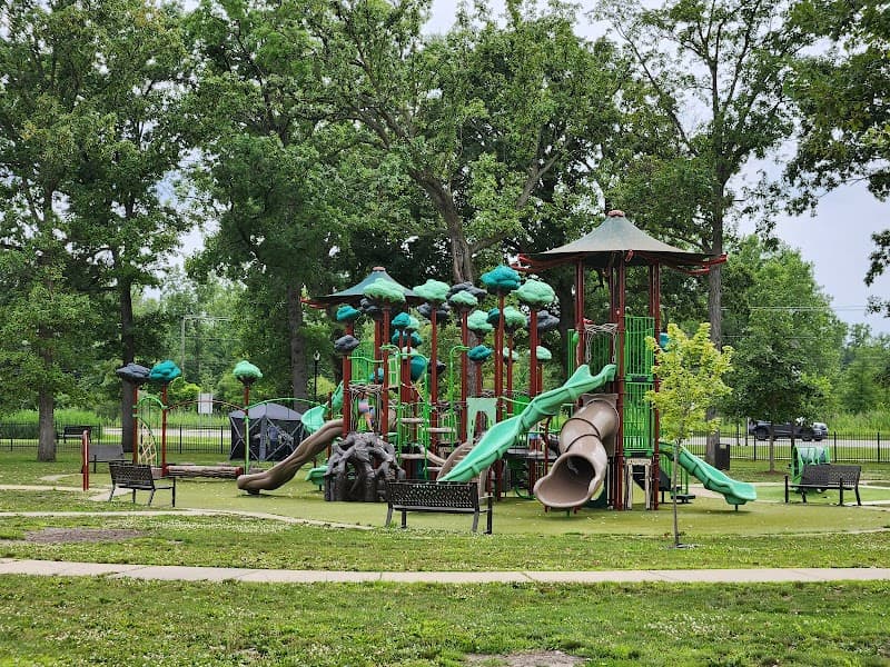 Thorn Park Splash Pad in Brownstown, Michigan