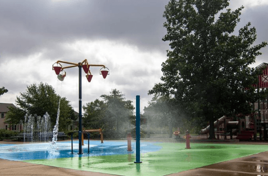 Tipton Park Splashpad splash pad