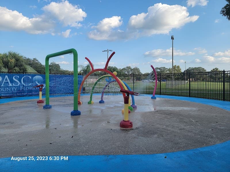 Veterans Memorial Park Splash Pad in Hudson, Florida