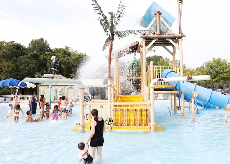 Volcano Island Waterpark splash pad