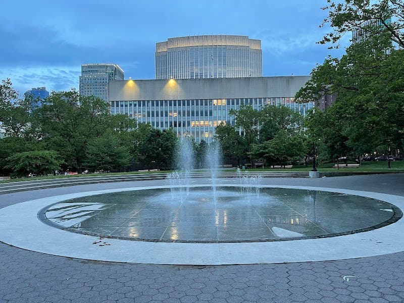 Walt Whitman Park Water Fountain splash pad