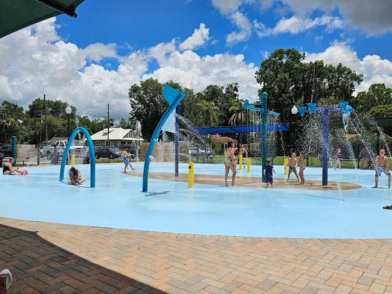 Water Play at Zephyr Park splash pad