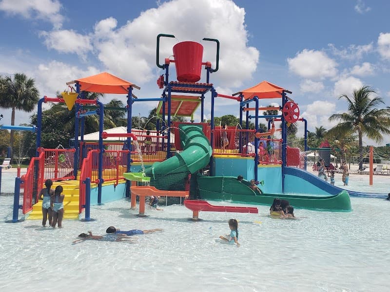 Water Playground at Quiet Waters Park in Deerfield, Florida