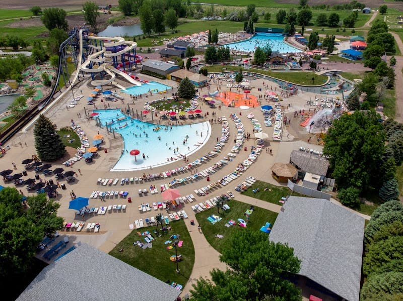 Wild Water West Waterpark and Flamingo Falls Campground splash pad